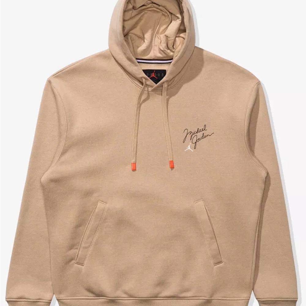 Nike Jordan Flight MVP Men's Fleece Pullover Hoodie 'WHEATIES' DV7576-254 Desert
